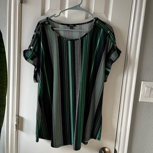 Plus size woman’s work blouse